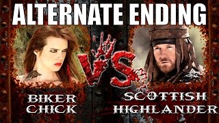 WS2  Fight 4  Scottish Highlander vs Biker Chick  Alternate Ending [upl. by Ayocal]