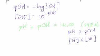 Berekeningen met de pOH [upl. by Notelrahc]