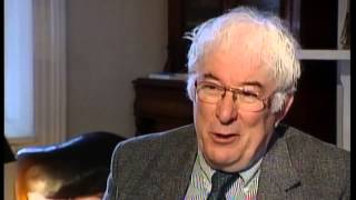 I cant keep writing elegies Seamus Heaney on C4News 1999 [upl. by Ollecram630]