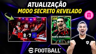 ATUALIZAÇÃO MODO SECRETO REVELADO CAPITÃO TSUBASA CAMPAIGN E TODAS AS NOVIDADES DO EFOOTBALL 2025 [upl. by Unity]