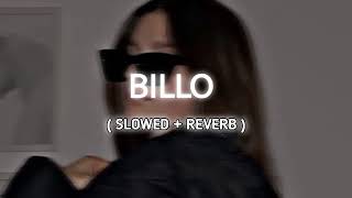 BILLO SLOWED  REVERB J STAR  slowedandreverb lofi jstar billo [upl. by Eudoxia]