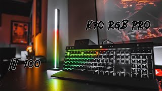 New Corsair K70 RGB Pro Review  LT 100 Smart Lighting Towers [upl. by Selfridge]