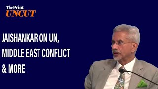 Jaishankar on UkraineRussia war Middle East conflict amp UNFull interaction Kautilya Economic Forum [upl. by Mcroberts]