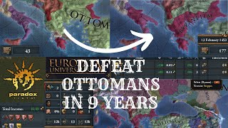 DEFEAT OTTOMANS IN 9 YEARS How to play as Byzantium EU4 1362 Byzantium Guide eu4 eu4guide [upl. by Herold]