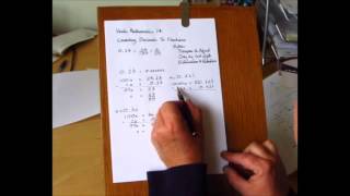 Vedic Maths 14 Converting Decimals To Fractions [upl. by Crespi]