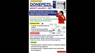 What is Donopezil amp how it works Reviewshorts [upl. by Alys]