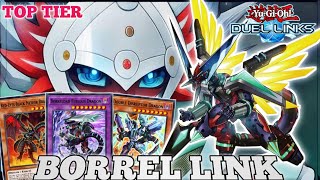 BORREL LINK DRAGON ROKKET BEST DECK  TOP TIER AMAZING SKILL IN YUGIOH DUEL LINKS [upl. by Eido972]