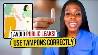 My feedback after the use of tampons for mensesTypes of tamponhow to use a tampon [upl. by Redvers]