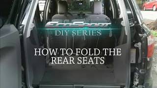 Fold Rear Seats EcoSport [upl. by Atnim]