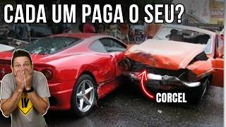 Se você BATER NUM CARRO ESTACIONADO IRREGULARMENTE quem é culpado  📺285 ft Marco F Vieira [upl. by Pas]