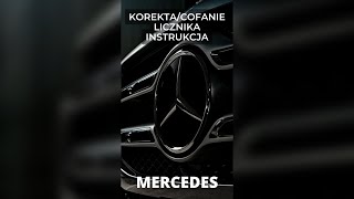 MERCEDES  KOREKTACOFANIE LICZNIKA – INSTRUKCJA SHORTS [upl. by Winfield256]