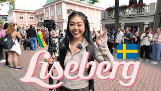 LISEBERG AMUSEMENT PARK in Gothenburg Sweden 🎢 🎠  Day 39 Europe Trip Stream [upl. by Epillihp]