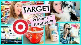 SHOPPING AT TARGET  SURPRISES  PRESENTS [upl. by Prem]