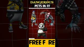 DANGEROUS PETS 😳💀 freefire shortsfeed pets [upl. by Eradis]