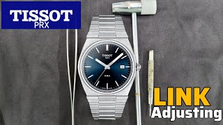 How To Adjust TISSOT PRX band  Watch Repair Channel [upl. by Hpejsoj]