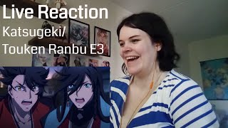 KatsugekiTouken Ranbu Episode 3 Live Reaction [upl. by Nnaeiluj525]