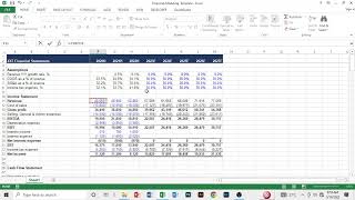 50 Cash Flow Statement  Projection [upl. by Elleunamme586]