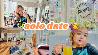 Vlog345 Solo date At Awake coffee and roasters  Banani Coffee shop  solo date vlog 🙋‍♀️ [upl. by Nicholl]