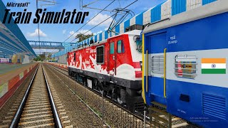 59439 MUMBAI AHMEDABAD PASSENGER  WAP 5  MSTS LIVE 2 [upl. by Atnauq]