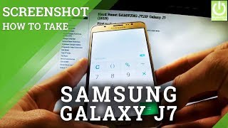 How to Take Screenshot on SAMSUNG Galaxy J7 2016 [upl. by Ehgit]