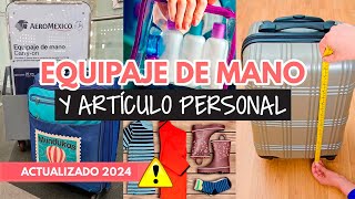 Equipaje de mano para viajar en avión en 2024 [upl. by Nire]