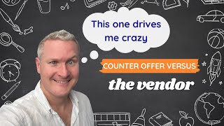 Ep 37 Counter Offer versus the Vendor [upl. by Yelserp836]