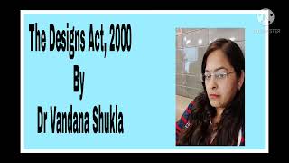 Video lecture no 5 The Designs Act 2000 sec 22 amp 36 [upl. by Roma]