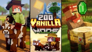 TOP 200 Vanilla Minecraft Mods For 121→ 1192  EP 3 ForgeFabric 2024 [upl. by Naeloj]