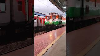 Tricolour WAG 7 locomotive indianrailways alplocopilot trainsloverofficial [upl. by Nils]