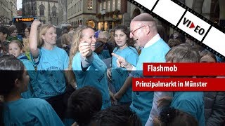 Flashmob auf dem Prinzipalmarkt in Münster [upl. by Aitan128]