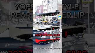 Yofer V2 Rear Diffuser Lip 11thcivic 11thgencivic hondacivic honda civic fyp 2022civic [upl. by Midge]