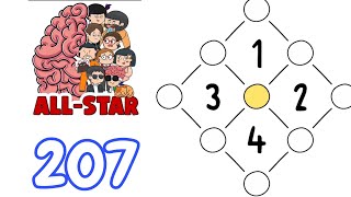 brain test allstar level 207 [upl. by Hamlet]