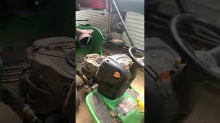 straight piped Vtwin mower sounds like a Cammed V8 cold start [upl. by Hofmann309]