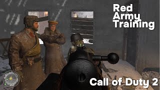 Call of Duty 2 quotThe Winter War The Beginning of Stalingrads Strugglequot Red Army Training [upl. by Ettennor]