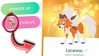 omg 🤯 Lycanroc Dusk Form in pokemon go [upl. by Annelak544]