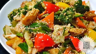 Vegetable Stir Fry Recipe Restaurant Style Stir Fry Recipe  How to make Stir Fry at home [upl. by Necyrb]