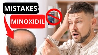 ❌ BIGGEST MISTAKES When Using Minoxidil 🚫 [upl. by Ettelohcin728]