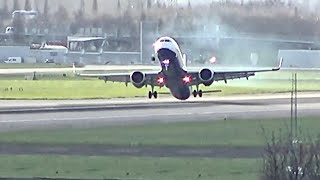 Double Tailstrike Plane Landing Goes Wrong [upl. by Dunton]