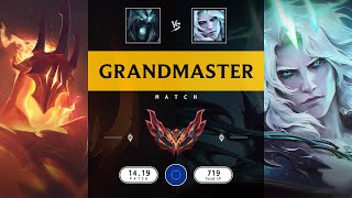 Grandmaster Match Super Karthus vs Super Viego  EUW server Patch 1419 [upl. by Atiuqahc622]