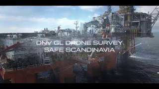 DNV offshore drone survey on board Safe Scandinavia [upl. by Atiker534]