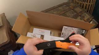 Christmas Delivery Wiebe Knives BIG BOX OF BLADES [upl. by Aneekahs]