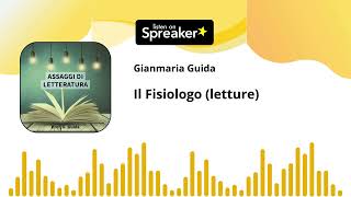 ep 10 st 1  Il Fisiologo letture [upl. by Tra879]