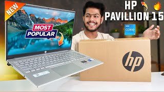 HP Pavilion 15 Thin amp Light Laptop Unboxing🔥2023 Gaming Test Best Laptop Under 50k RS [upl. by Dopp]