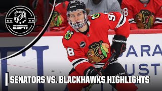 Ottawa Senators vs Chicago Blackhawks  Full Game Highlights  NHL on ESPN [upl. by Rot]