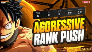 Aggressive Rank Push  BGMI LIVE ⛔Day 5775 bgmilive jonathangaming [upl. by Bomke]