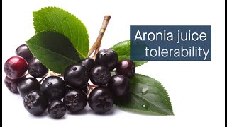 Aronia juice tolerability is associated with gut microbiome and metabolome changes [upl. by Oriane]