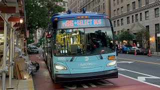 MTA MaBSTOA 2018 New Flyer XE60 4956 on the M86 SBS to the Upper West Side at 86 St5 Av [upl. by Tlevesor]