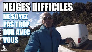 Vlog002  conditions de neige difficiles  ne soyez pas DUR avec vous  partage dexpérience [upl. by Dunseath]