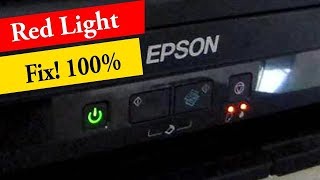 Two Method To Fix Epson Red Light Blinking L220 L360 L480 All Model [upl. by Nalyak200]