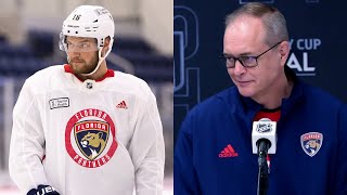 quotHe felt better todayquot  Paul Maurice  Stanley Cup Final Practice Interview  61224 [upl. by Lac328]